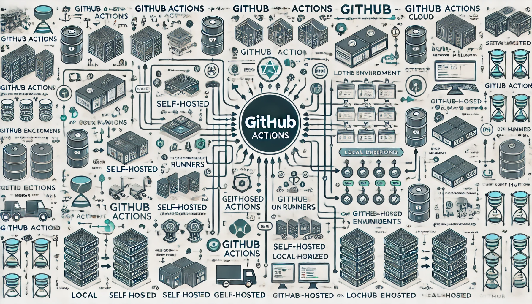 github action 배포 시 외부 포트 없이 로컬 서버에 연결하기(github runners)